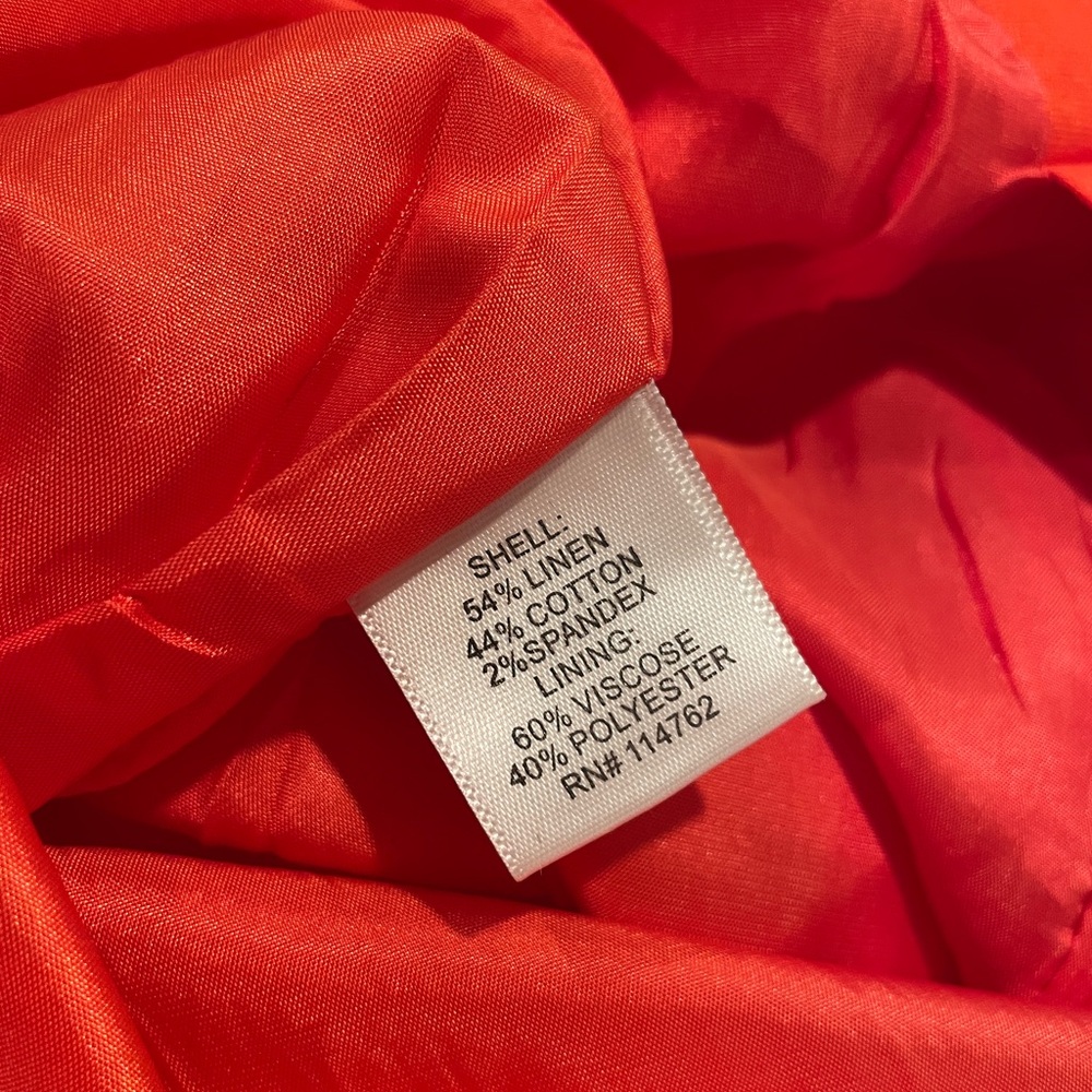 Pim + Larkin orange dress size small like new - Picture 5 of 5
